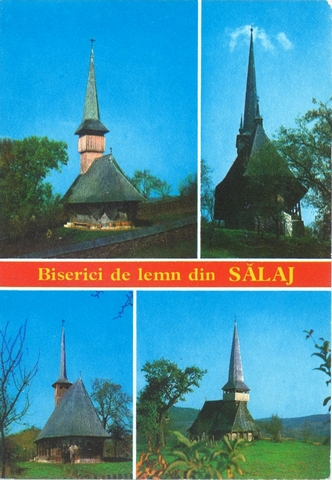 1231 - Biserici de lemn din Salaj 1. Poarta Salajului (sec. XVII), 2. Fildu de Sus (sec. XVIII), 3. Paus (sec. XVIII), 4. Sanmihaiu Almasului (sec. XVIII)